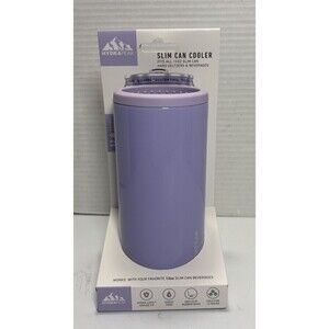 HydraPeak 12 oz Slim Can Koozie LAVENDER Sweat Free Double Walled Tumbler- NEW
